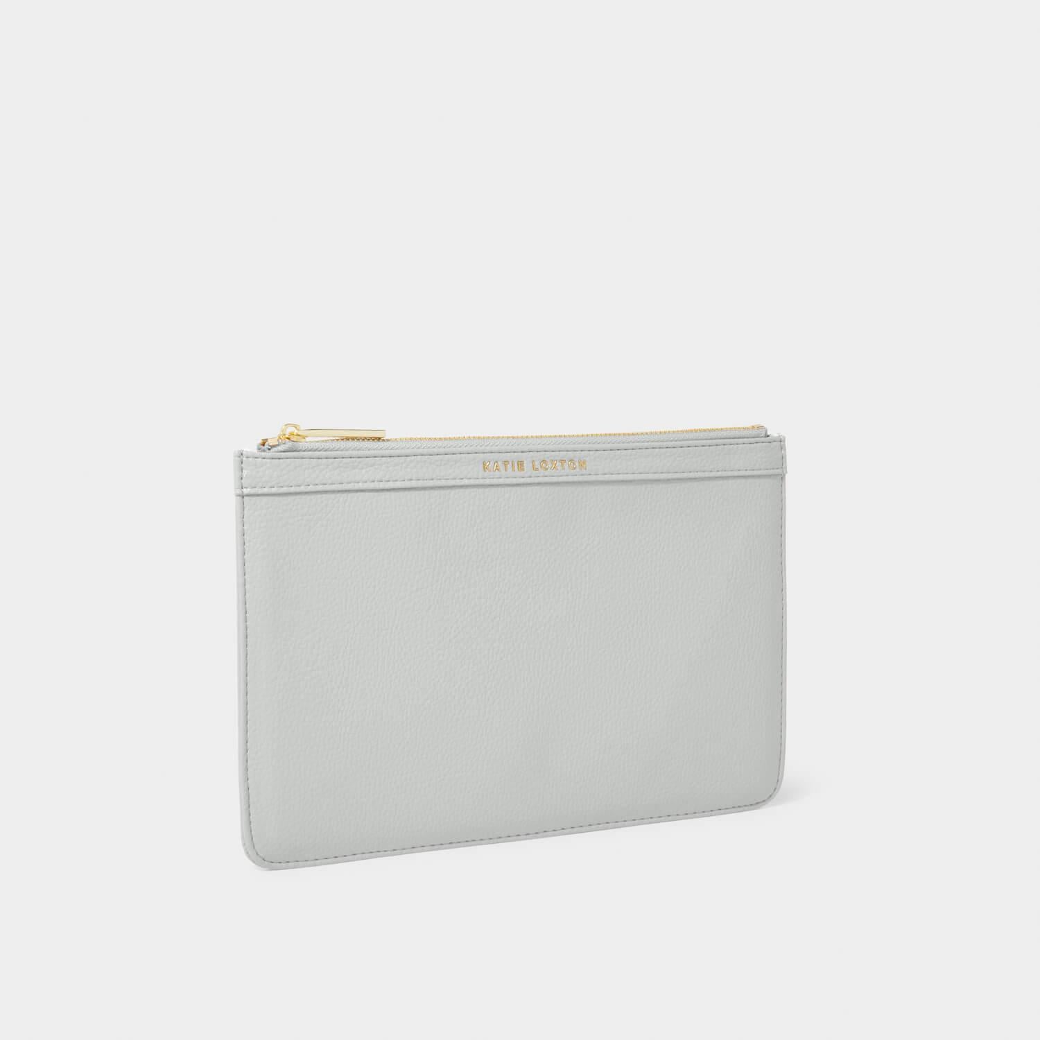 Cleo Pouch in Cool Grey