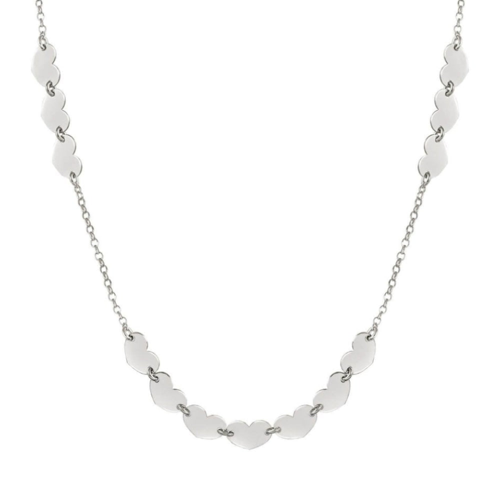 Armonie Necklace In 925 Silver (001_Silver Heart)