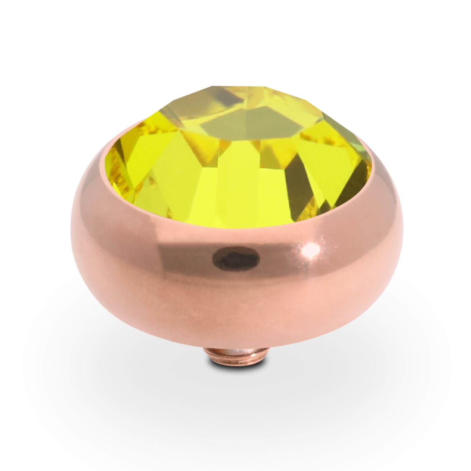 SESTO (RG/P) 10mm Citrine Ring Top