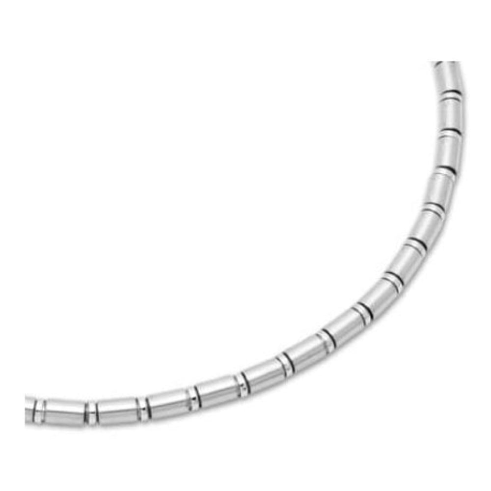 Stainless Steel Tube Link Necklace