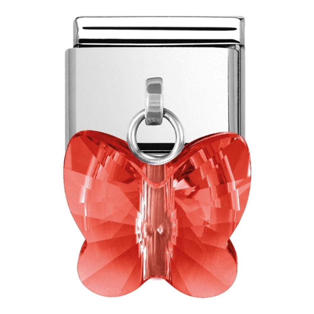 Classic Swarovski Red Butterfly Link