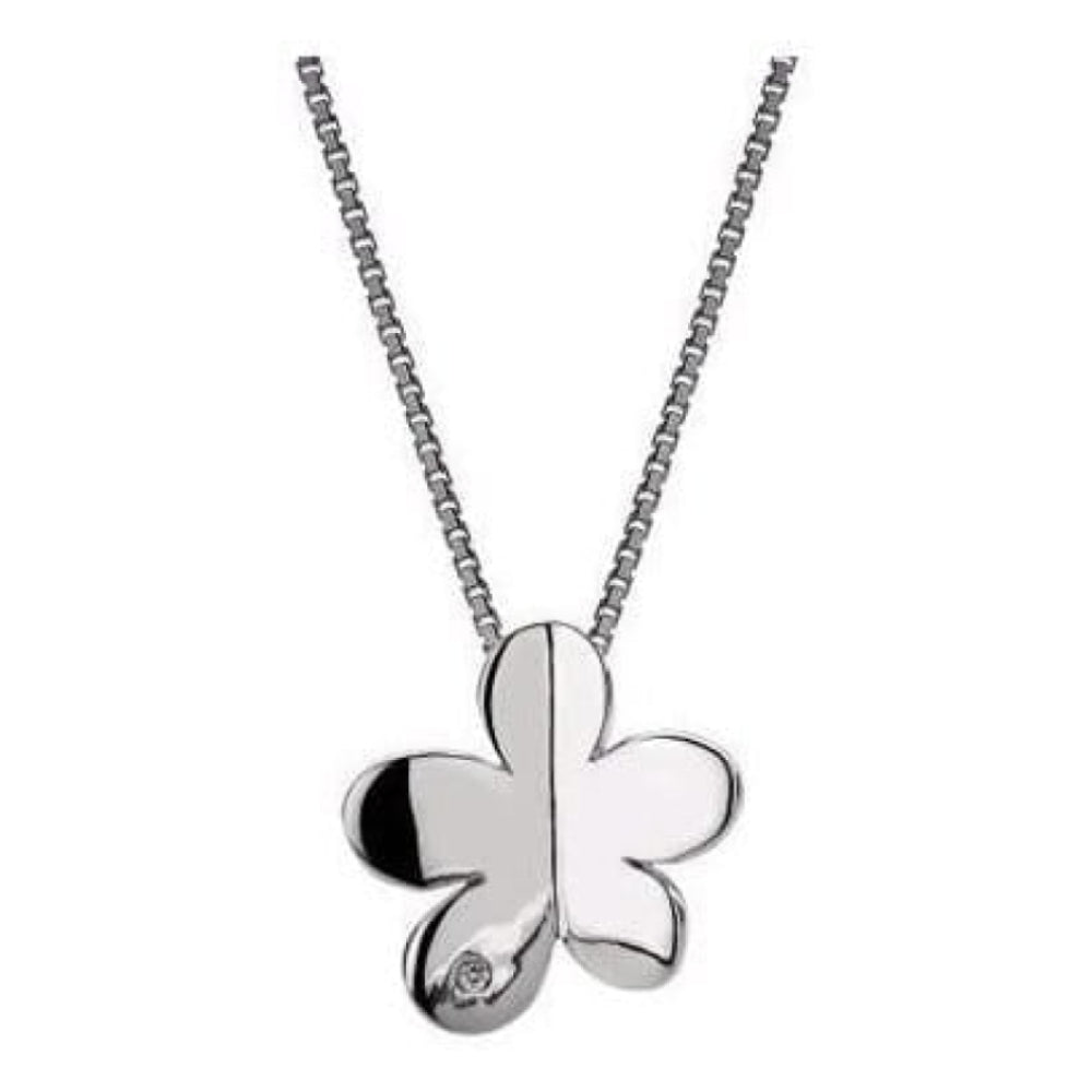 Ladies Legacy Echo Flower Pendant Necklace
