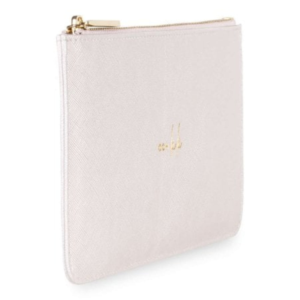 Serena Slim Pouch - Ooh La La - White - 11x22cm