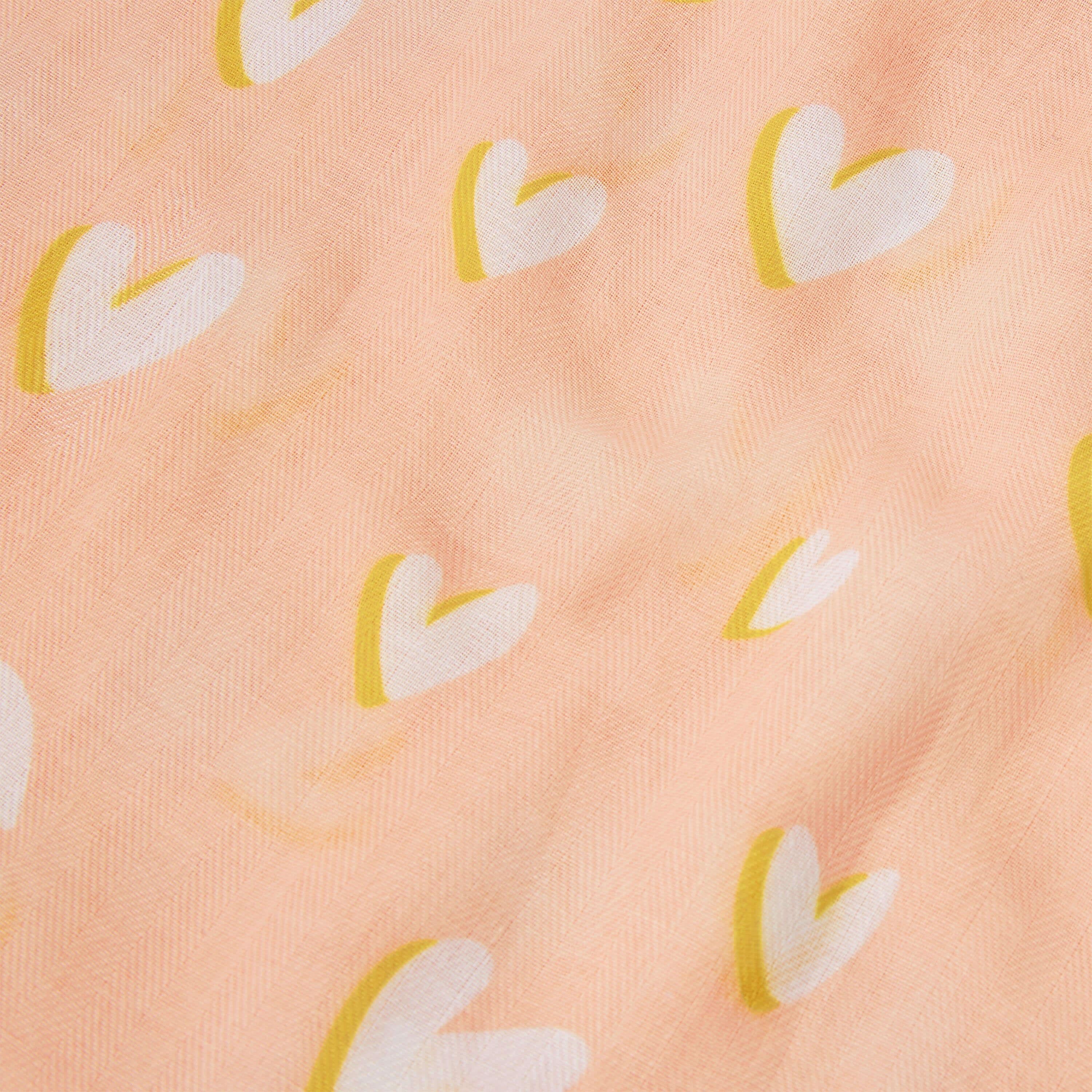 Heart | Peach/ Ochre | 184 X 86cm