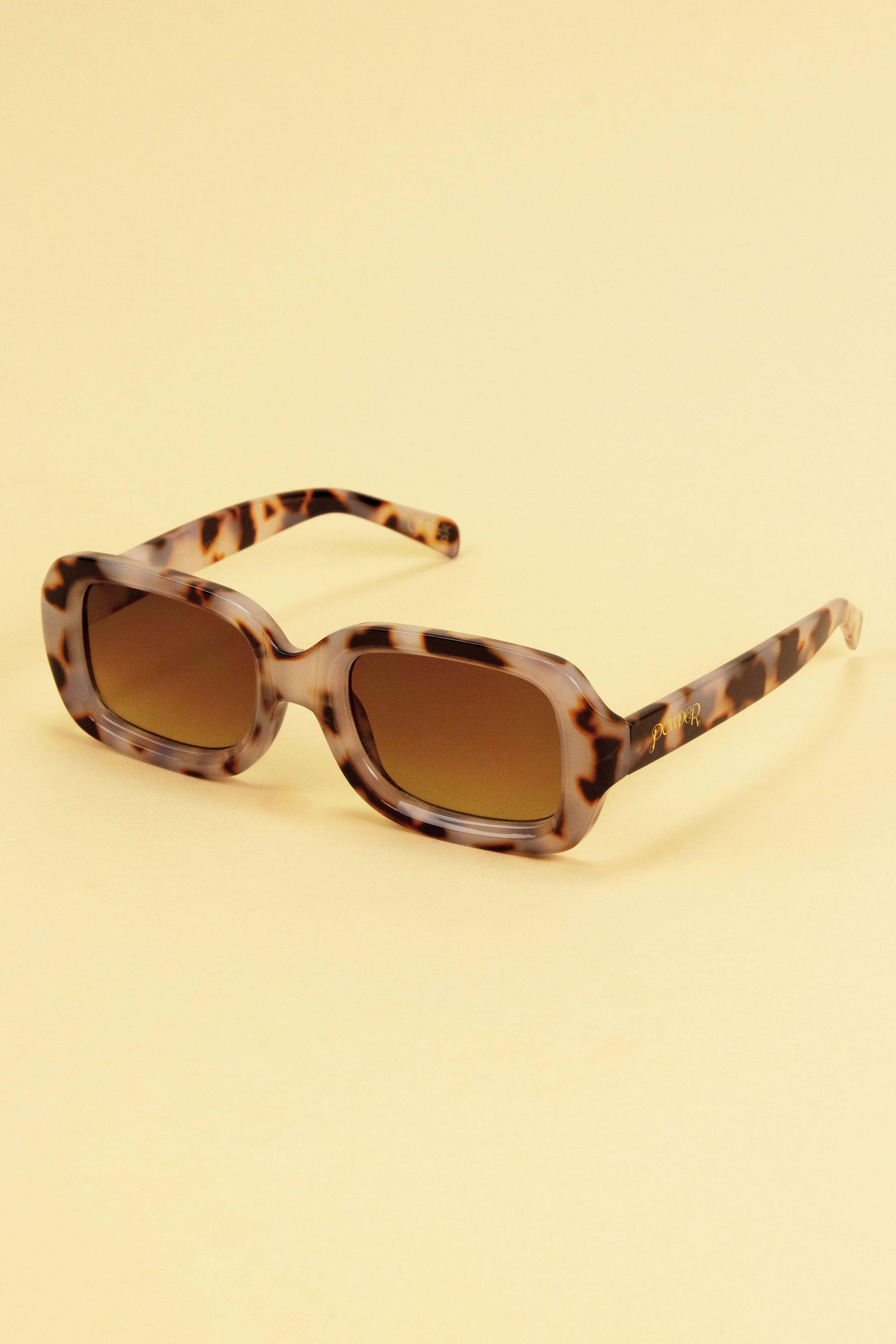 Enya - White Tortoiseshell Sunglasses