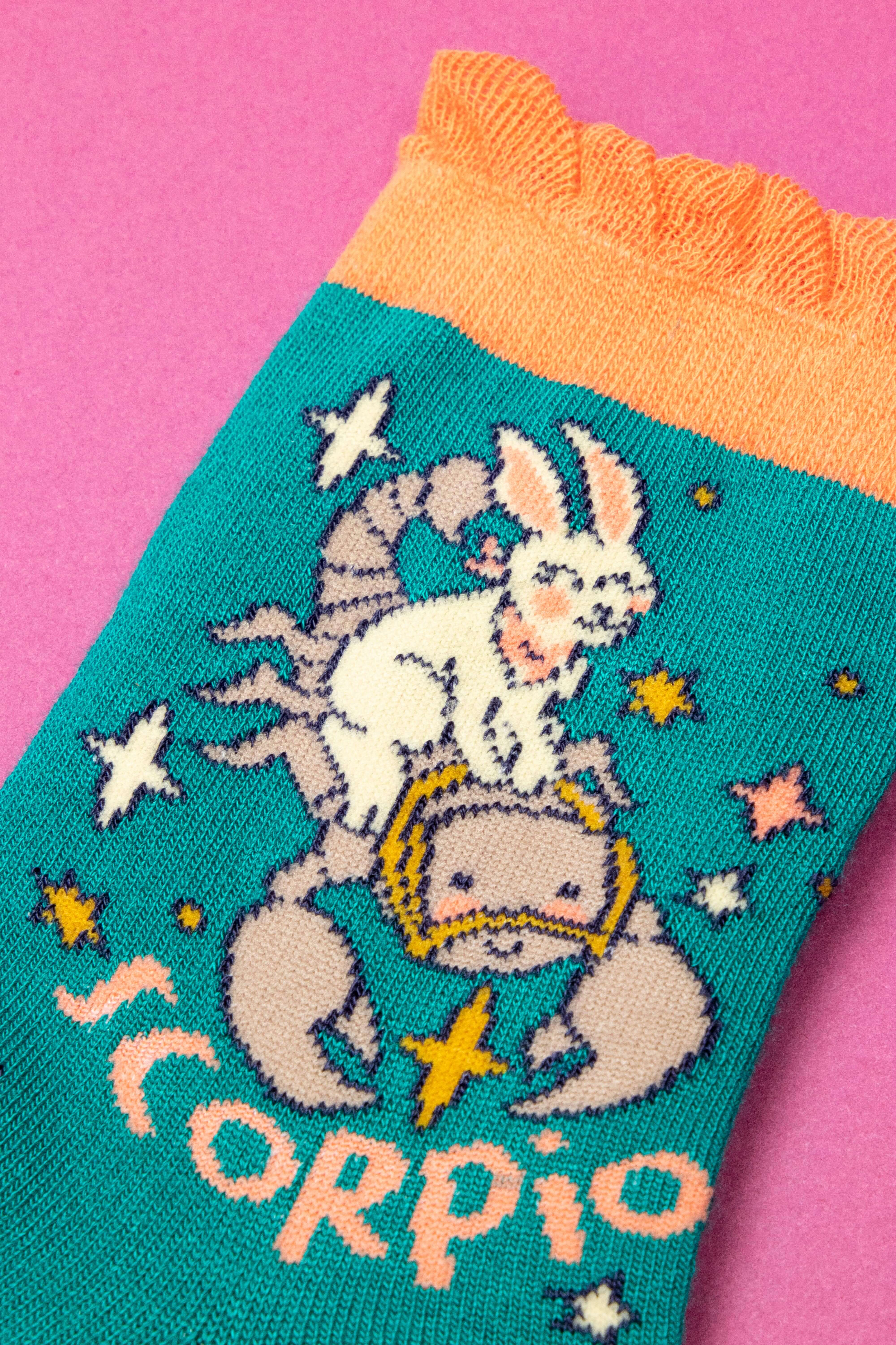 Zodiac Ankle Socks Scorpio(23rd Oct - 21st Nov)