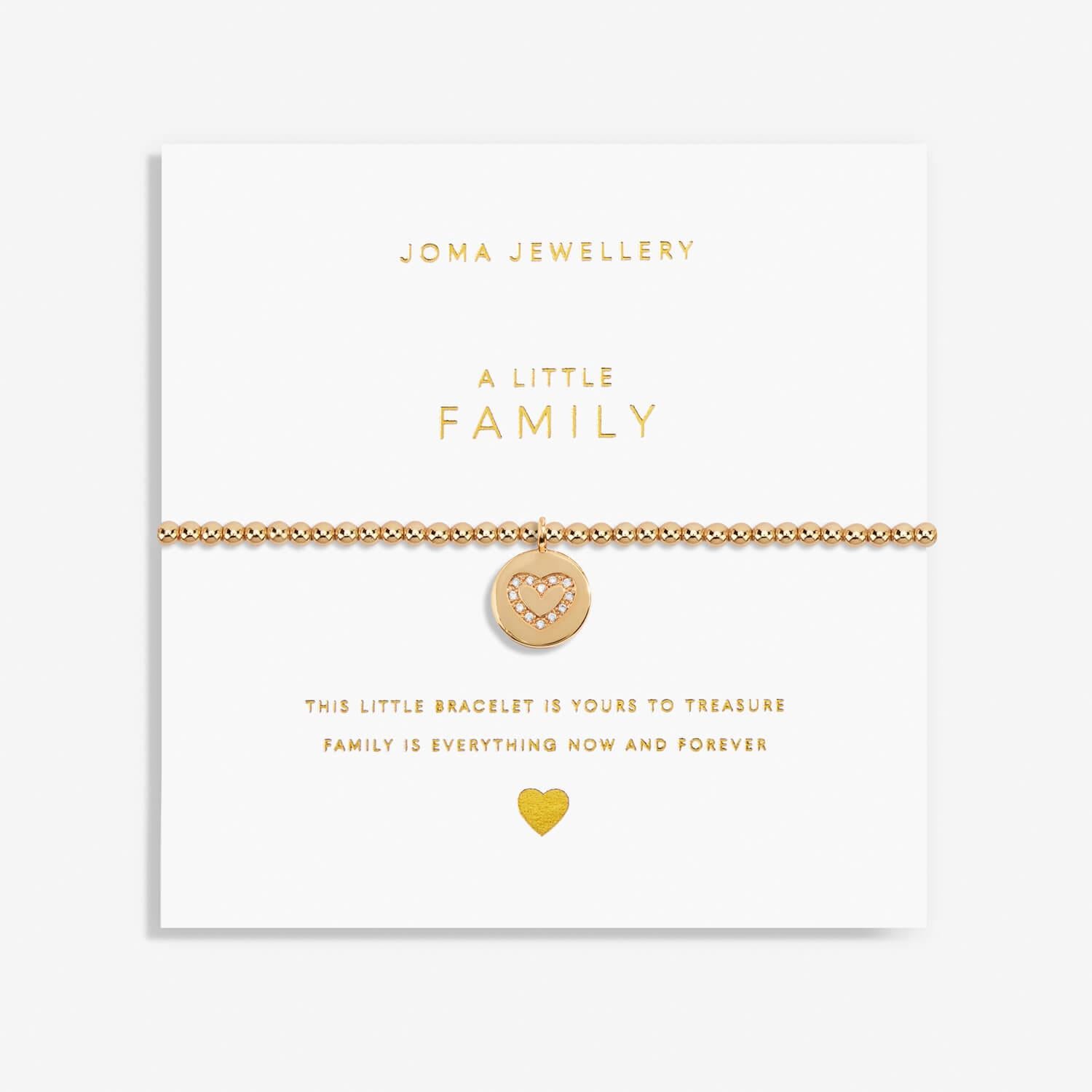Gold A Little 'Family' Bracelet