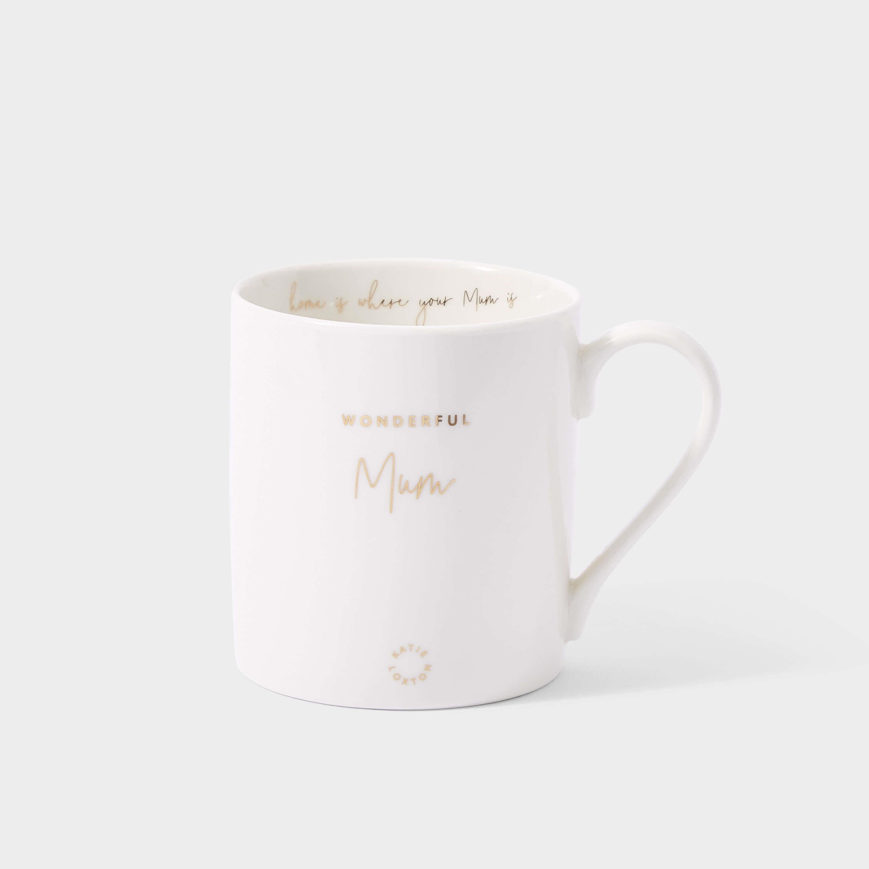 Porcelain Mug | Wonderful Mum | Sage Green