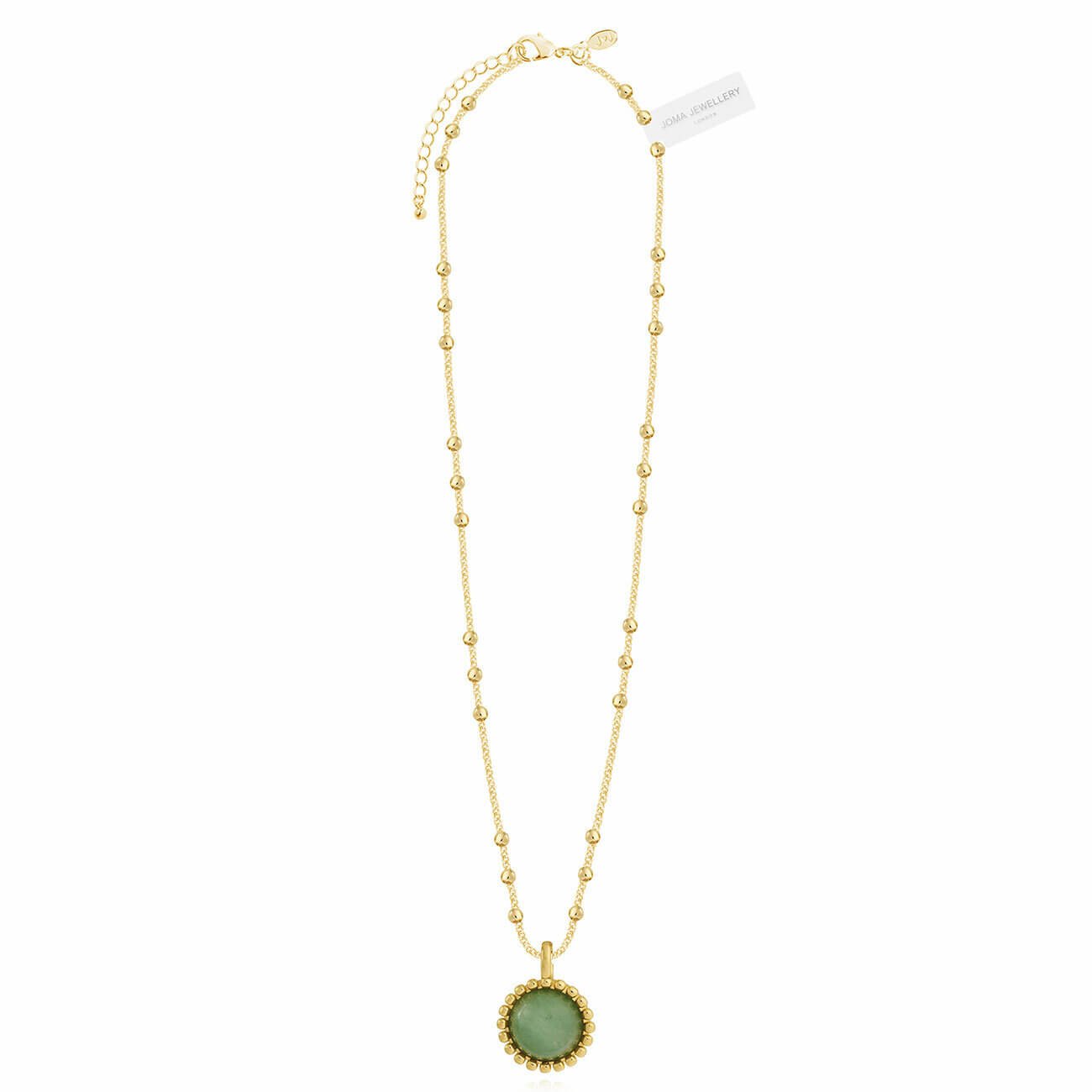 Capri Aventurine Necklace - Gold
