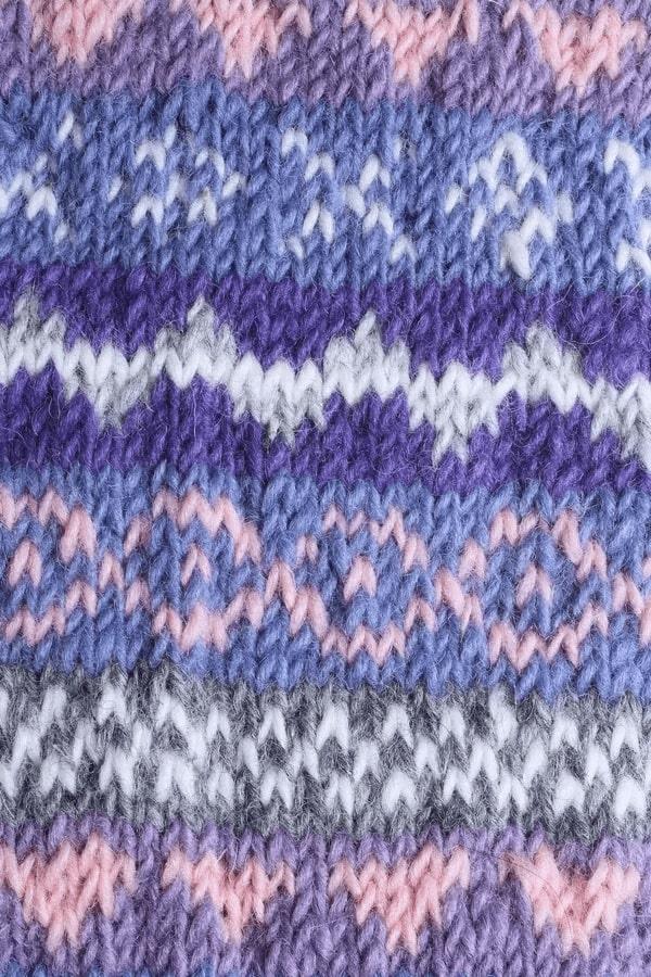 Classic Fairisle Legwarmer Jacaranda