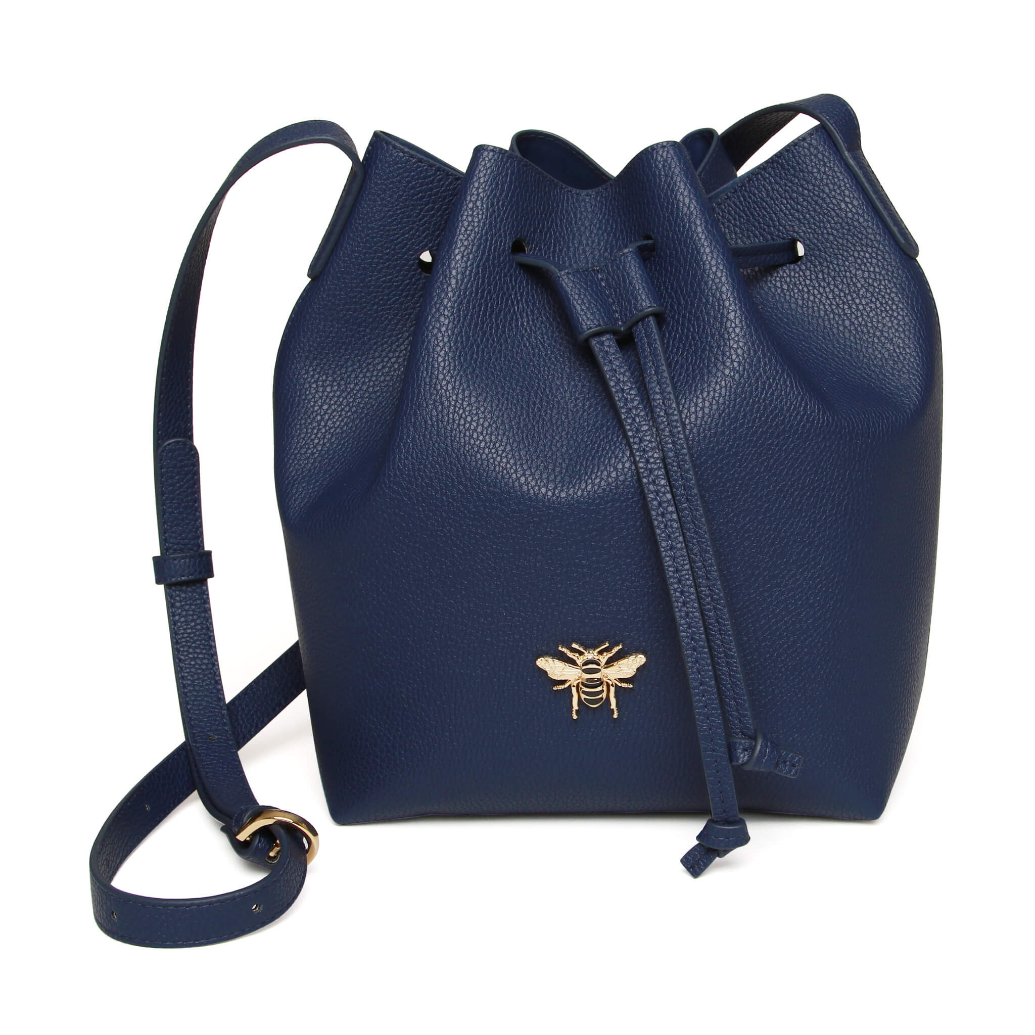 Bucket Cross Body Bag In Navy