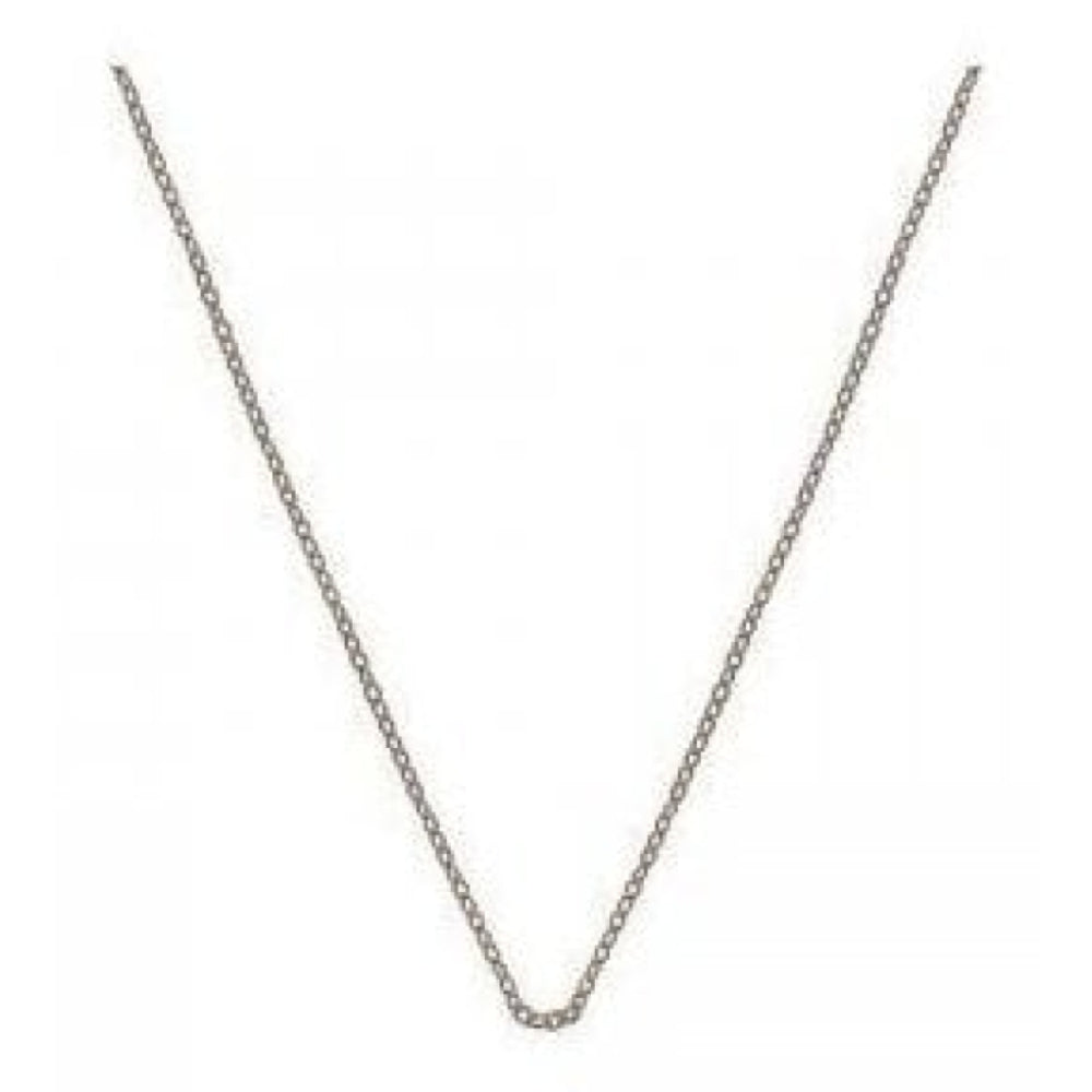 Rose Gold Plate Sterling Silver Trace Chain 24"