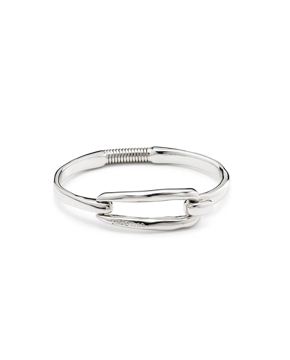 Rigid Silver Plated Bracelet