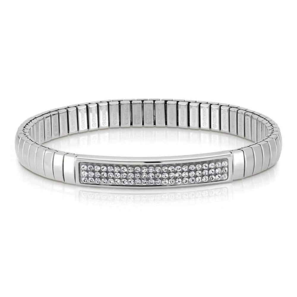 Xte Steel And Swarovski Bracelets (010_White)