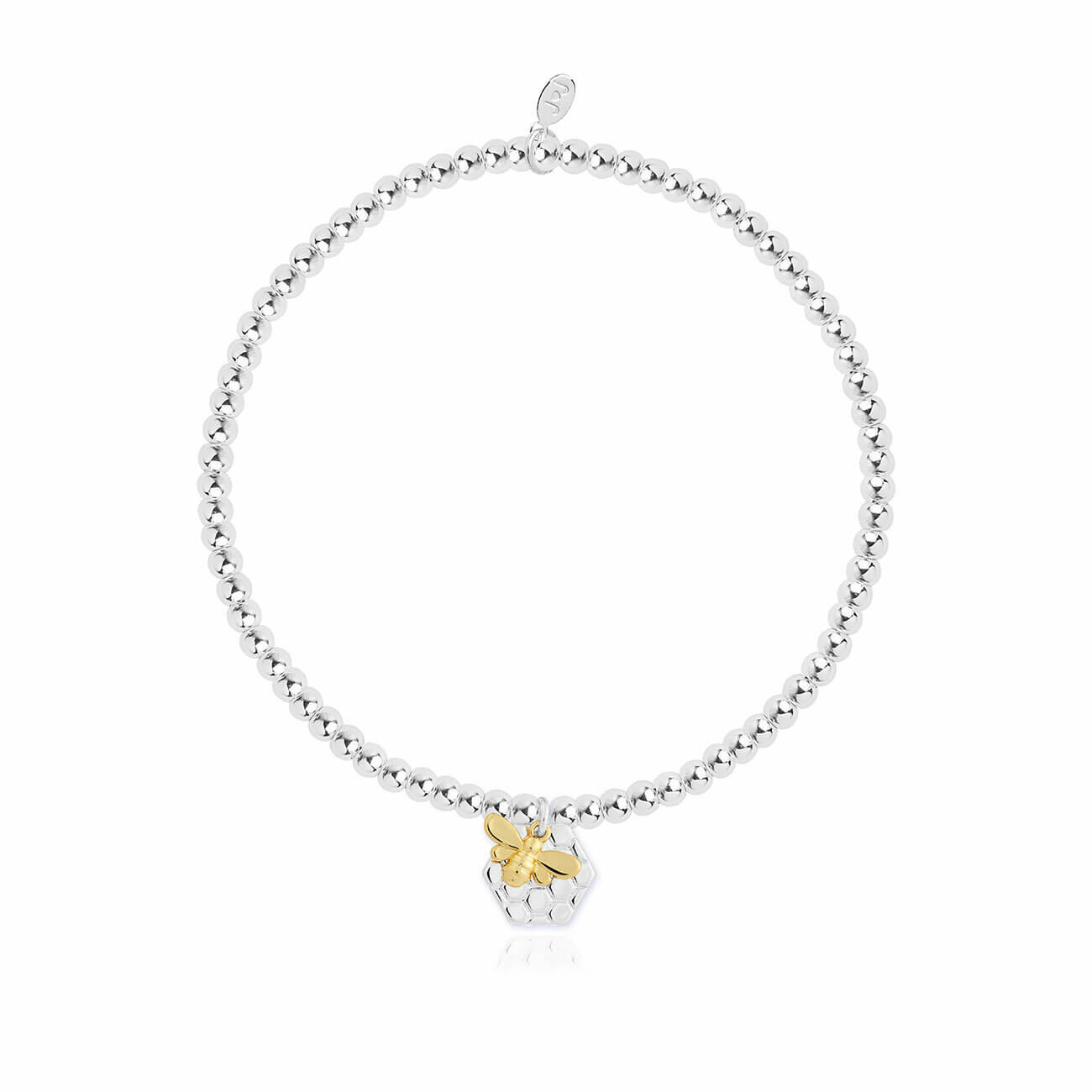 A Little | Youre The Bees Knees | Silver | Bracelet | 17.5cm Stretch