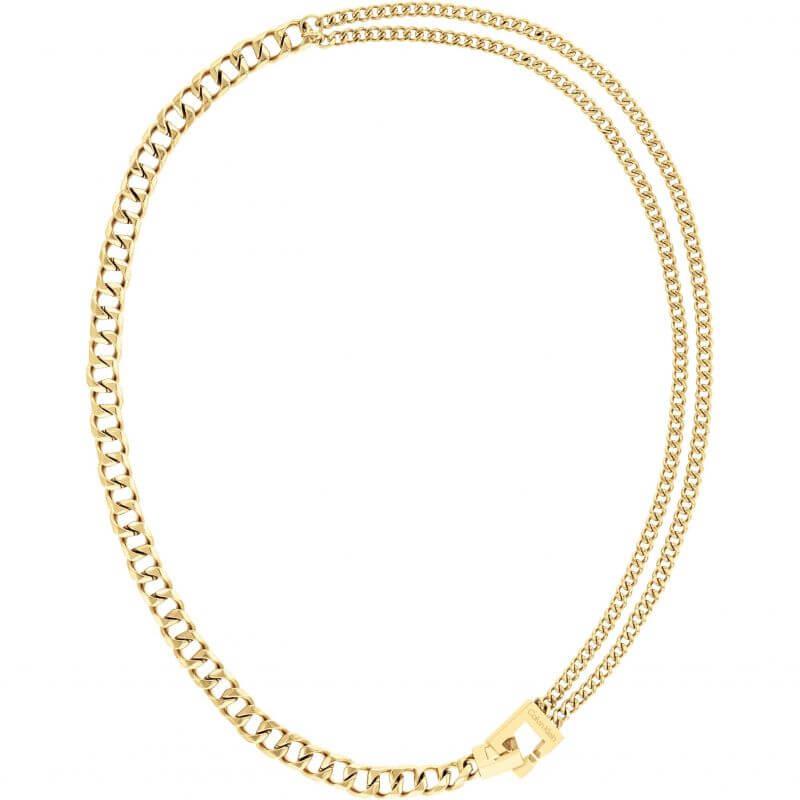 Divergent Links Gold Plated Womens Necklace