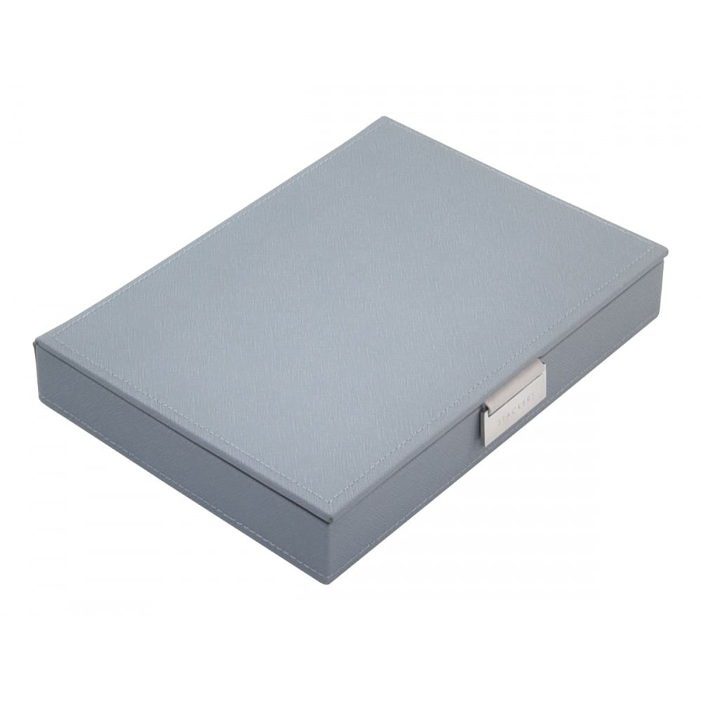 Dusky Blue & Grey Classic Lidded Stacker