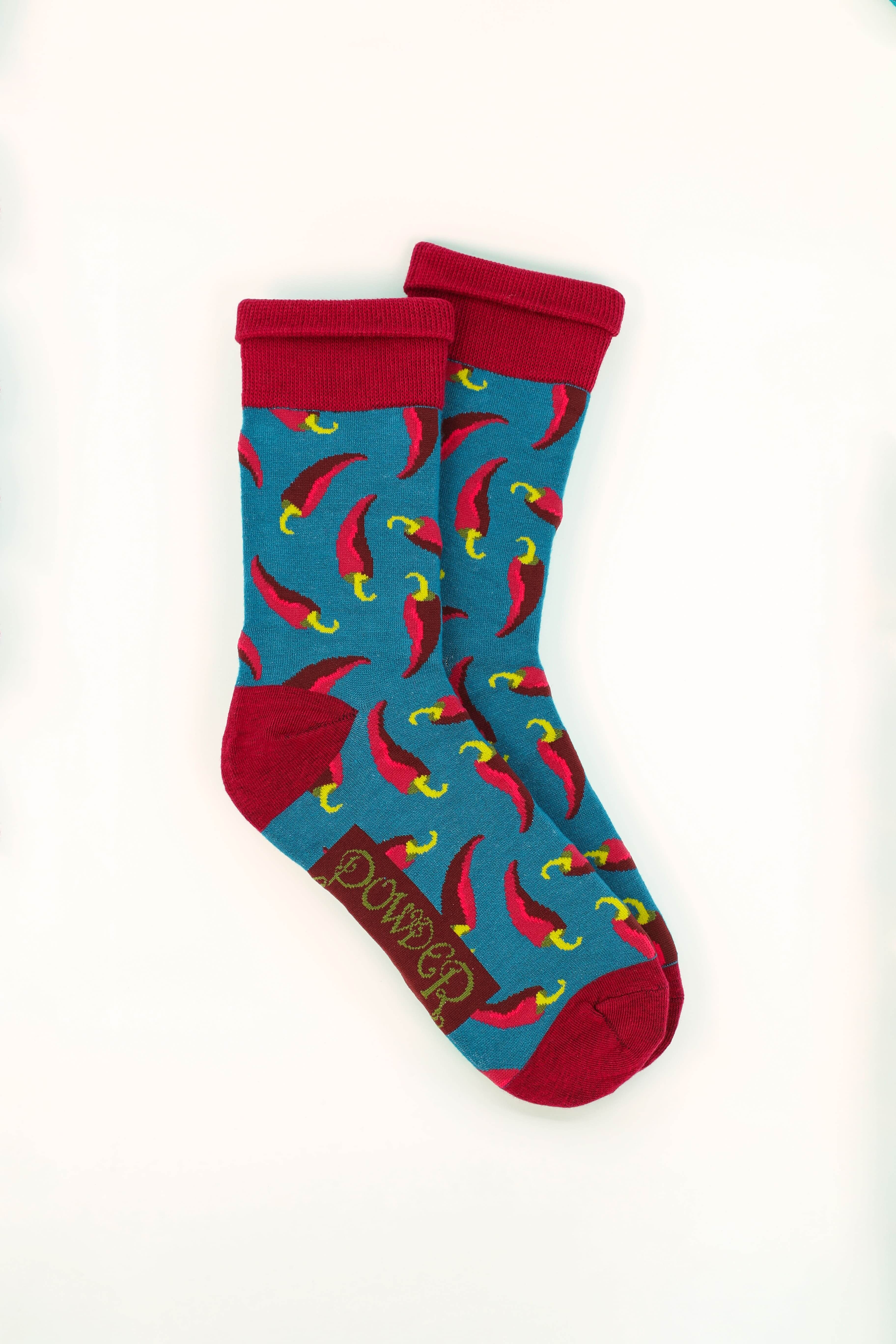 Men's Hot Chillies Socks - Teal