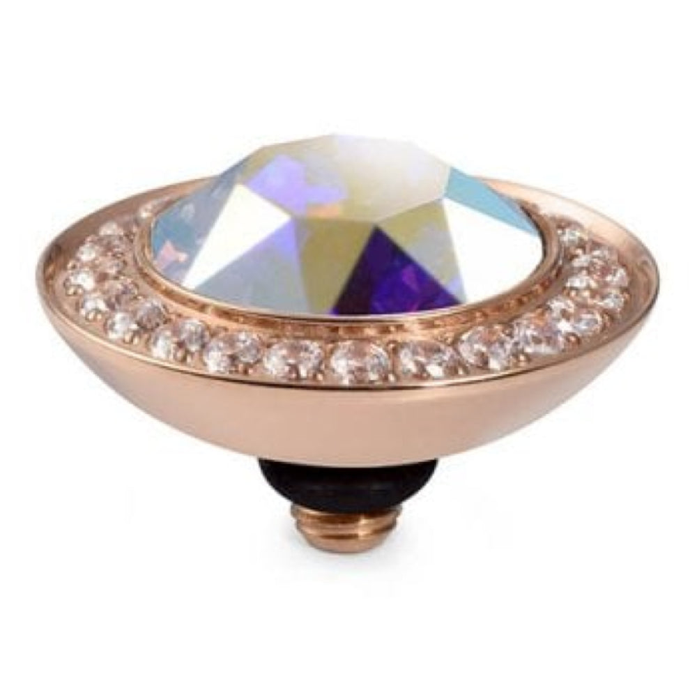 Interchangeable Top Tondo Deluxe (Rg/P) Crystal Aurora Boreale