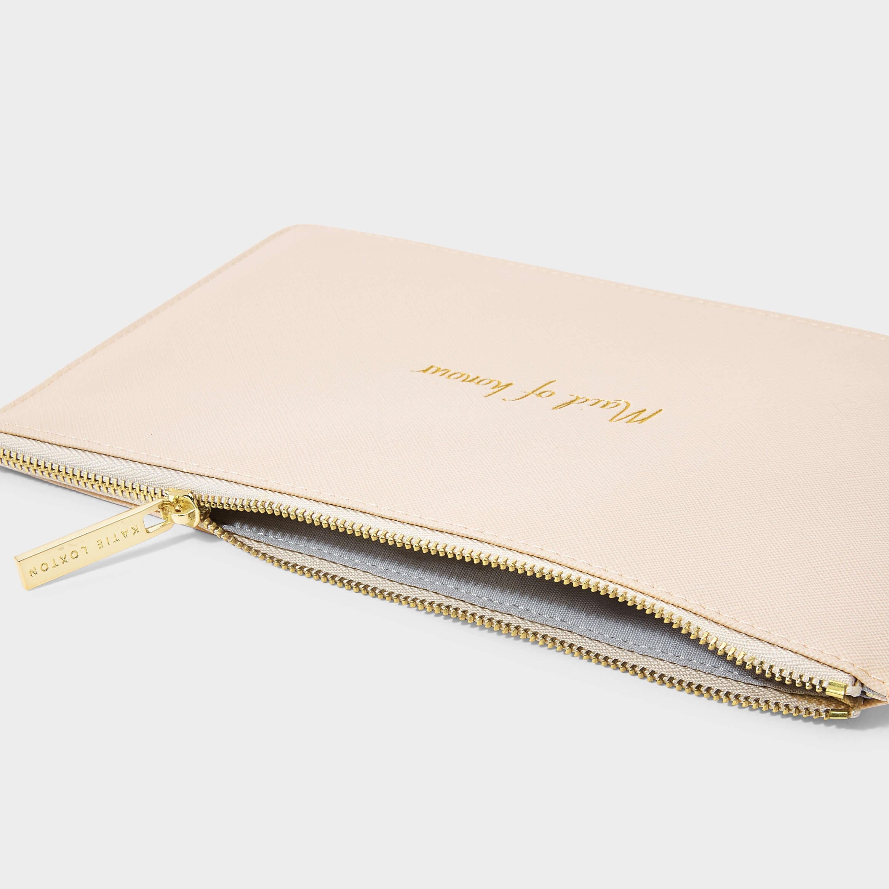 Bridal Perfect Pouch | Maid Of Honour | Blossom Pink | 16 X 24 X 1.5cm