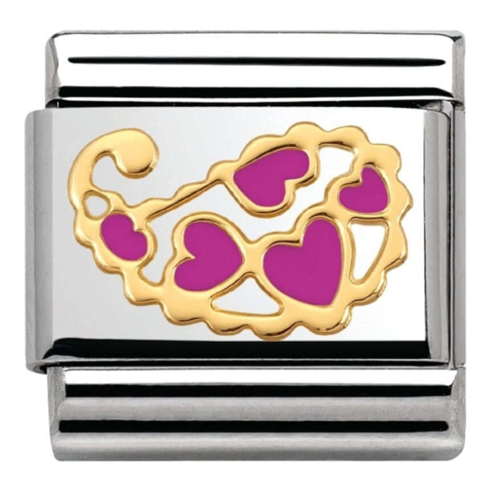Classic Pink Heart Fuchsia Link
