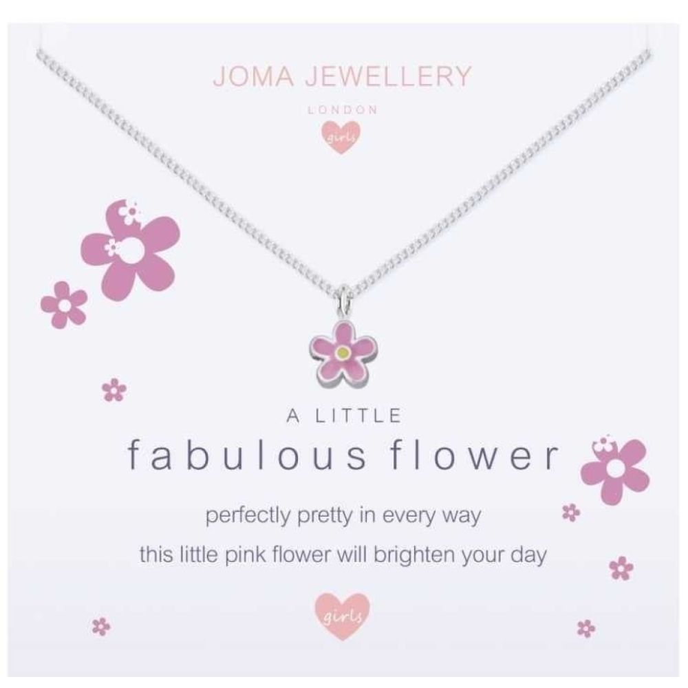 a little FABULOUS FLOWER - silver necklace