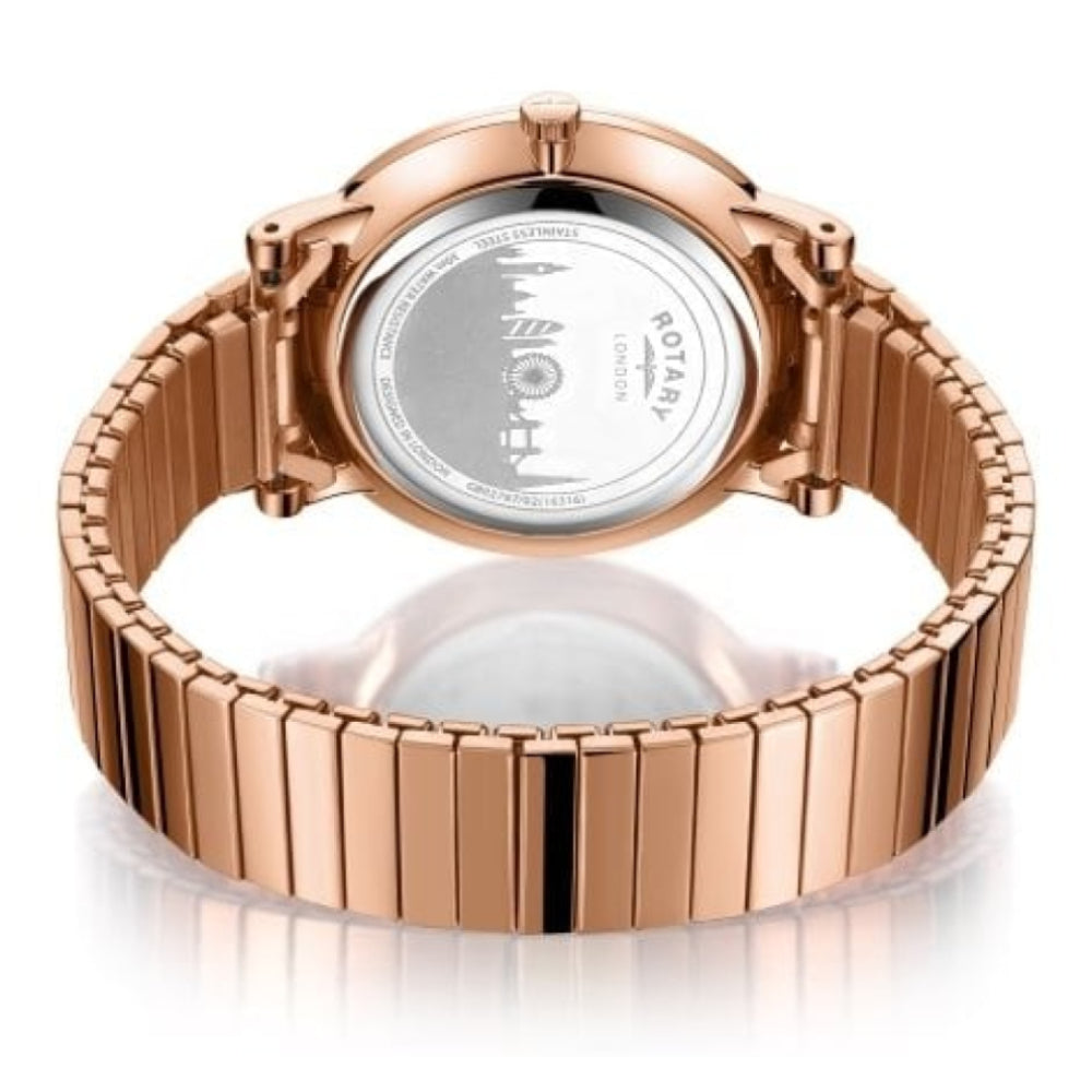 Rotary Rose Gold London Gents
