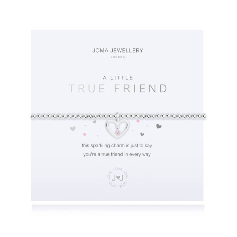 A Little | True Friend | Silver | Bracelet | 17.5cm Stretch