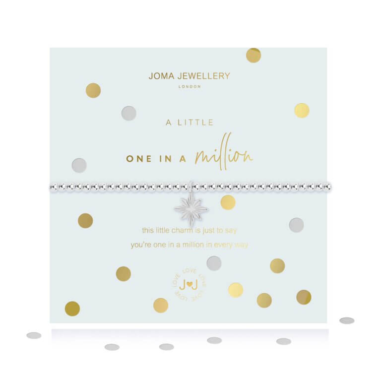 Confetti A Little | One In A Million | Silver | Bracelet | 17.5cm Stretch