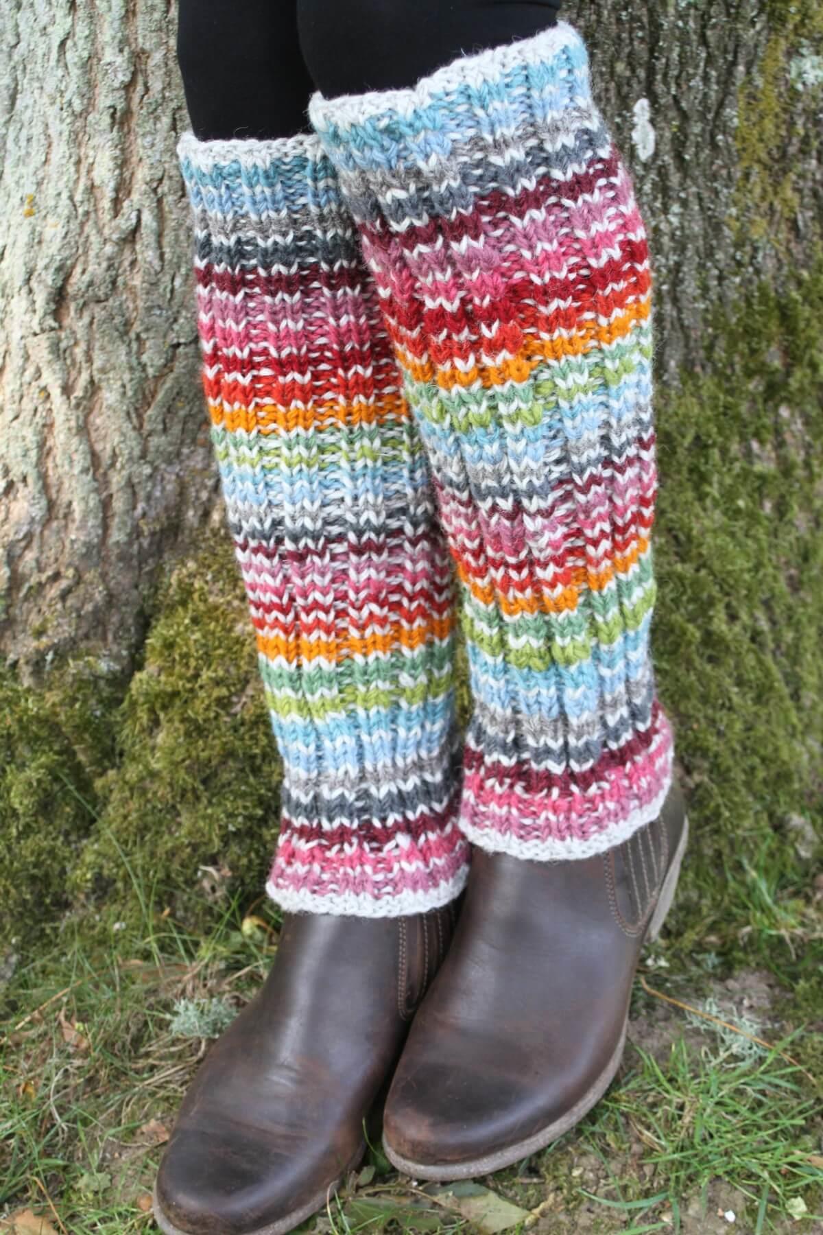 Hoxton Stripe Legwarmers