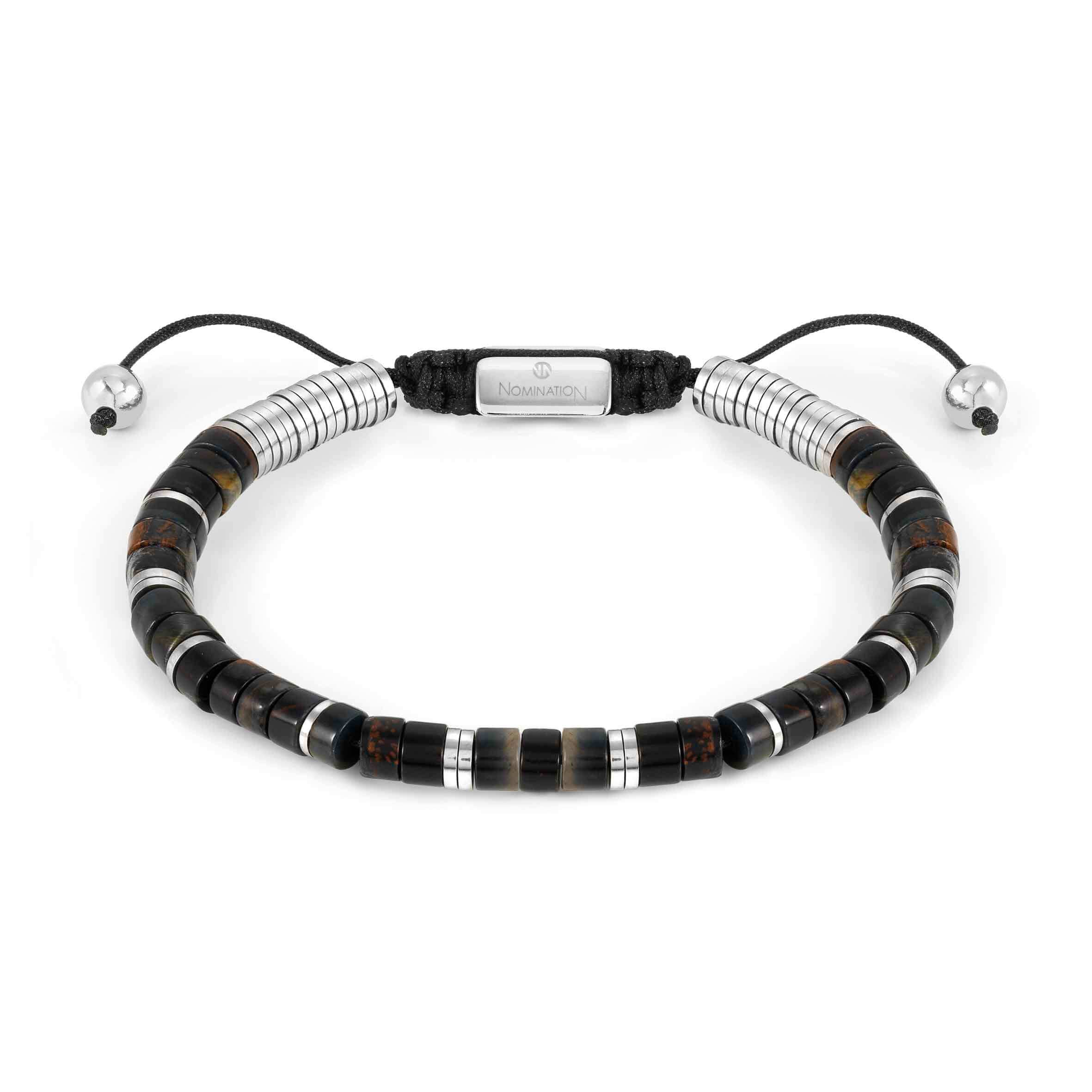 Instinct Style Black & Brown Jasper Bracelet