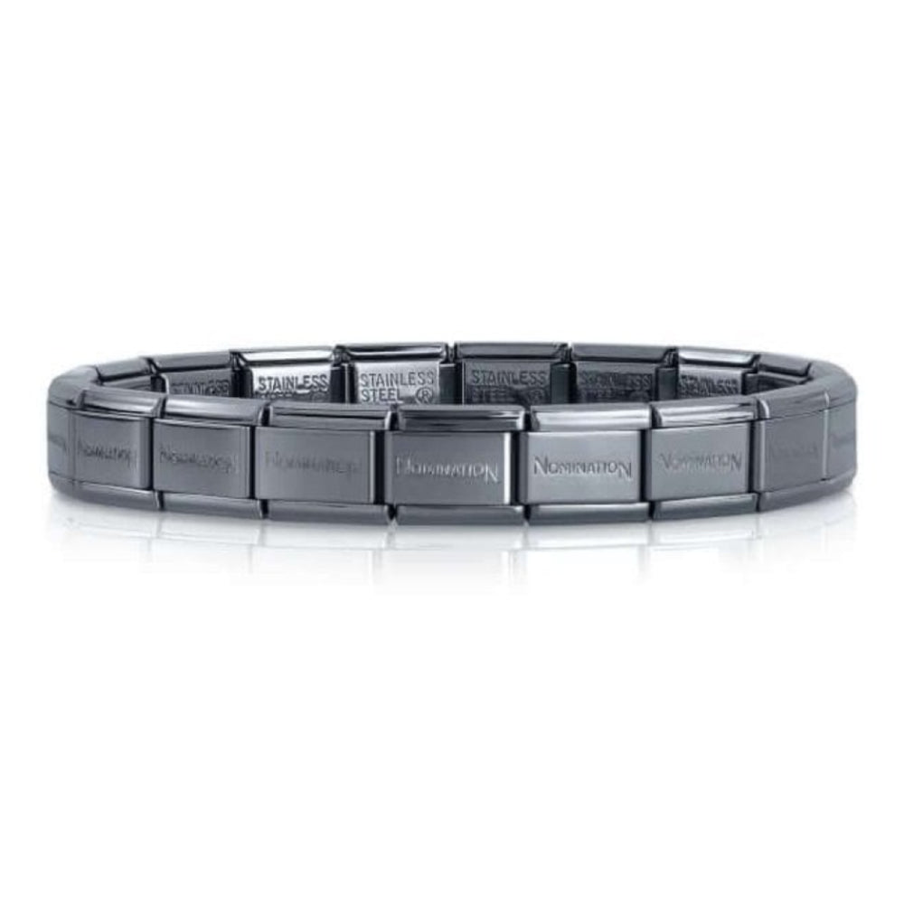 Classic Composable Charm Bracelet in Hematite