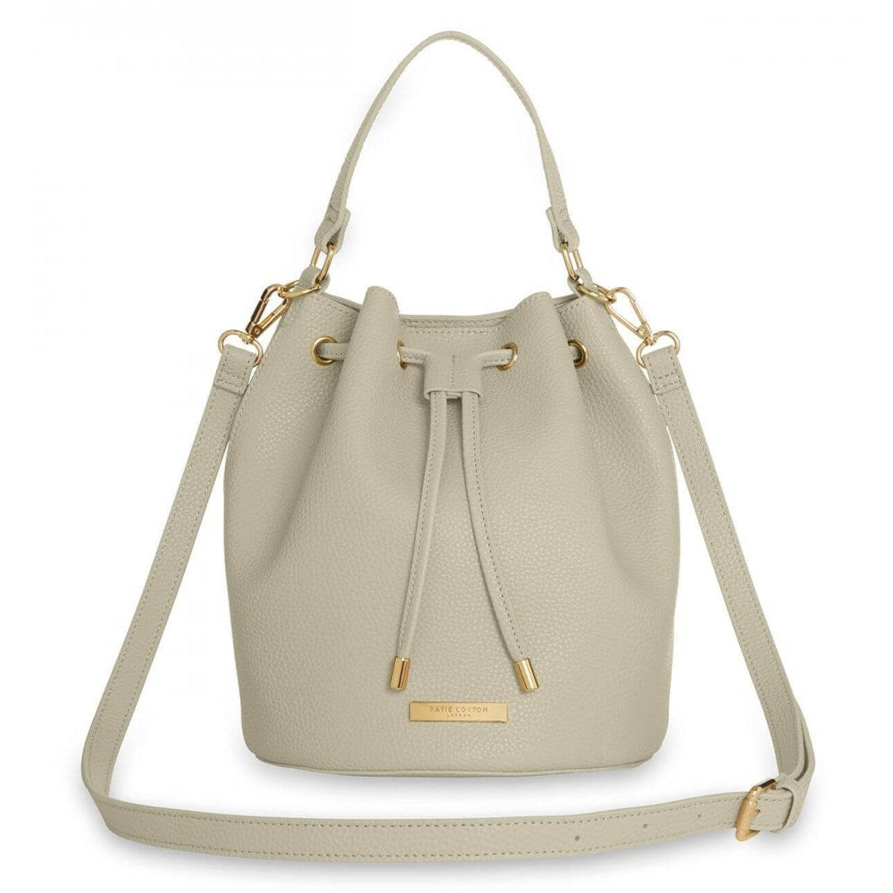 Chloe Bucket Bag | Warm Grey | 26 X 22 X 22cm