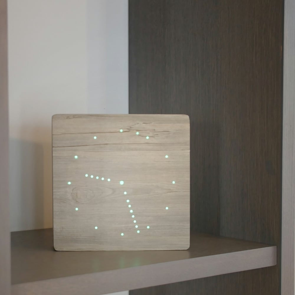 Ash Analogue Click Clock