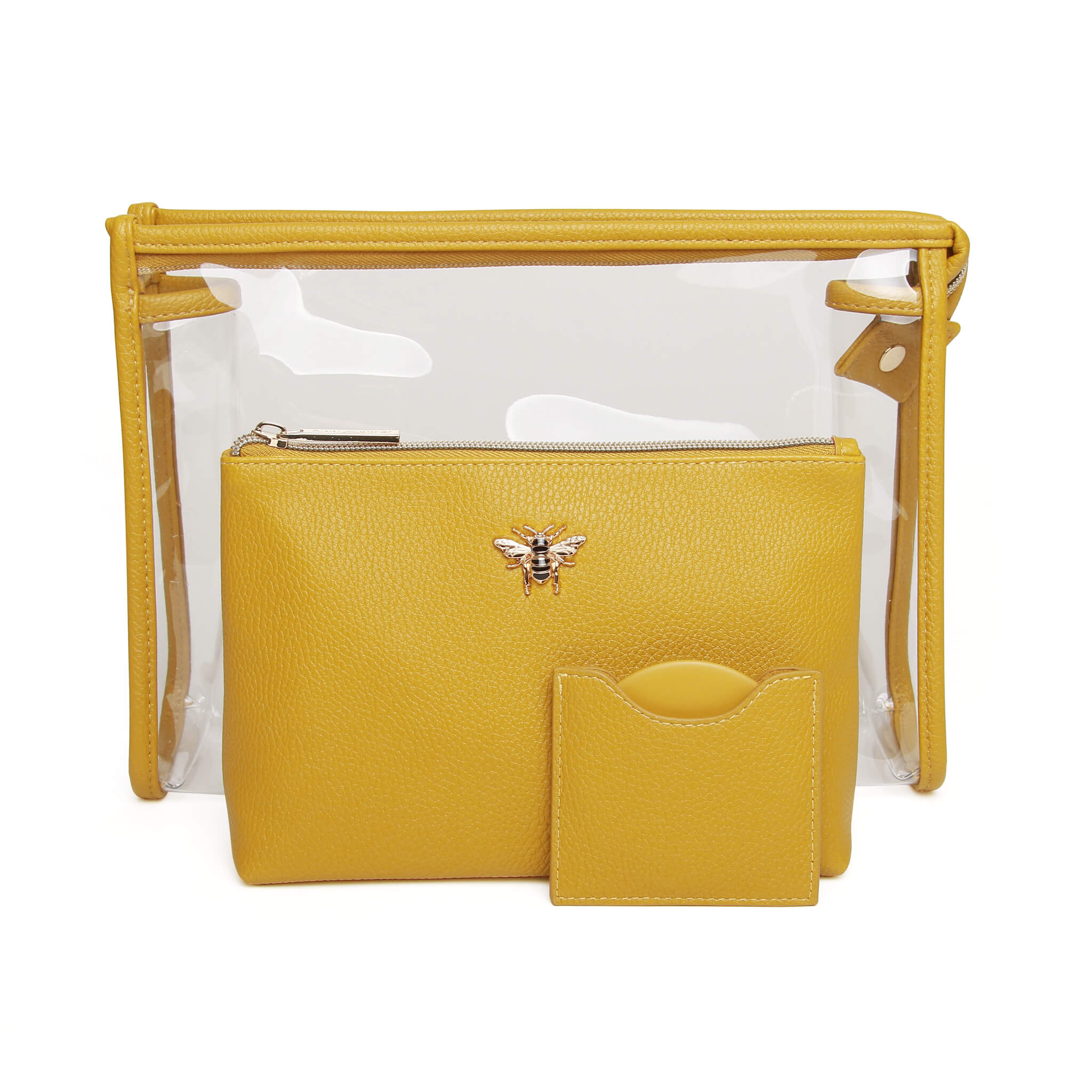 3pc Beauty/Makeup Gift Set In Ochre
