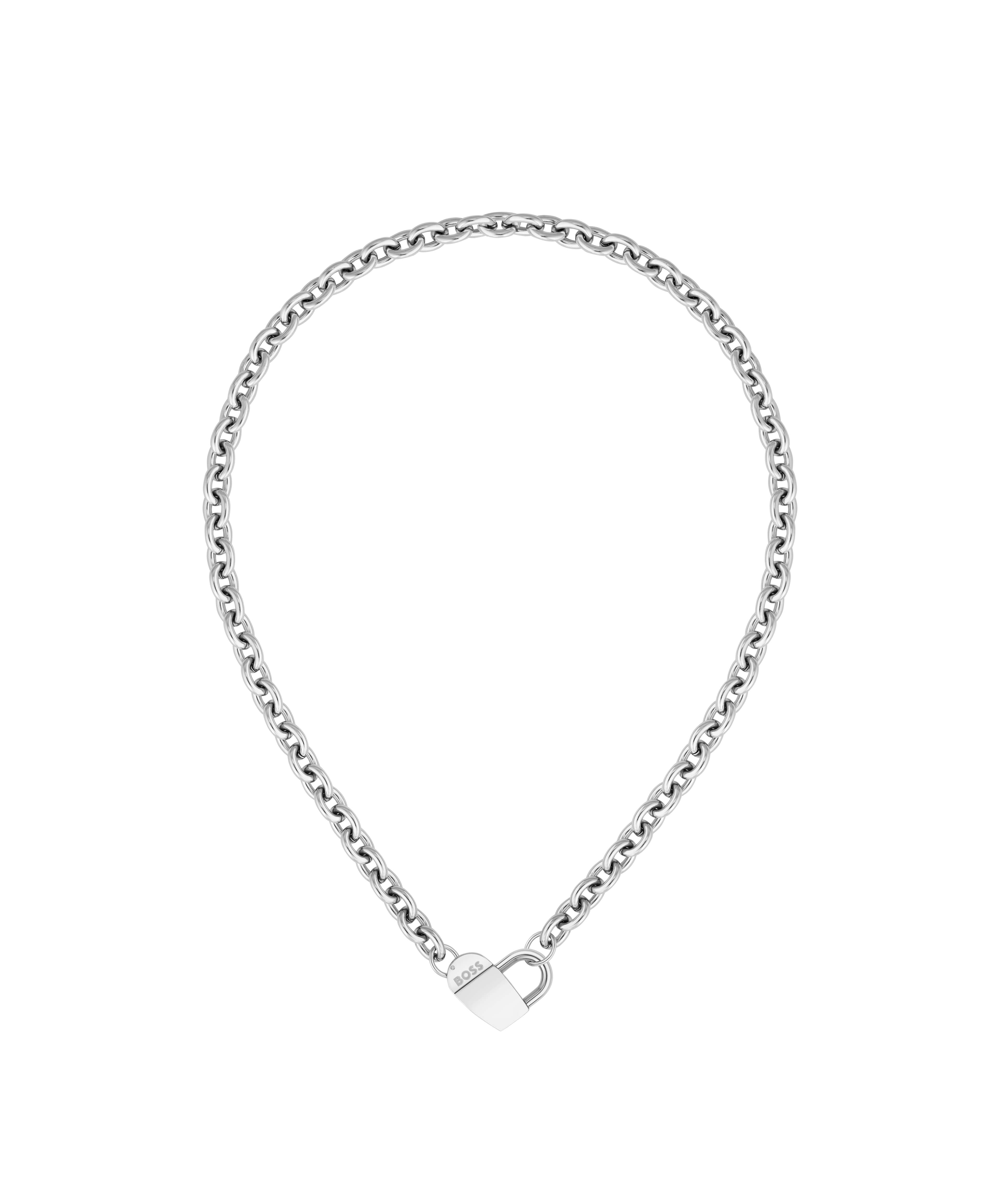 Dinya Stainless Steel Heart Pendant Necklace