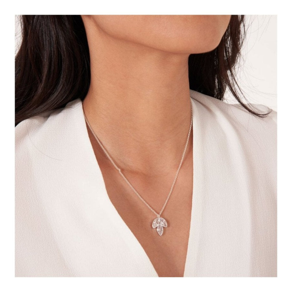 Happy Ever After Bridal Jewellery CZ Leaf Necklace