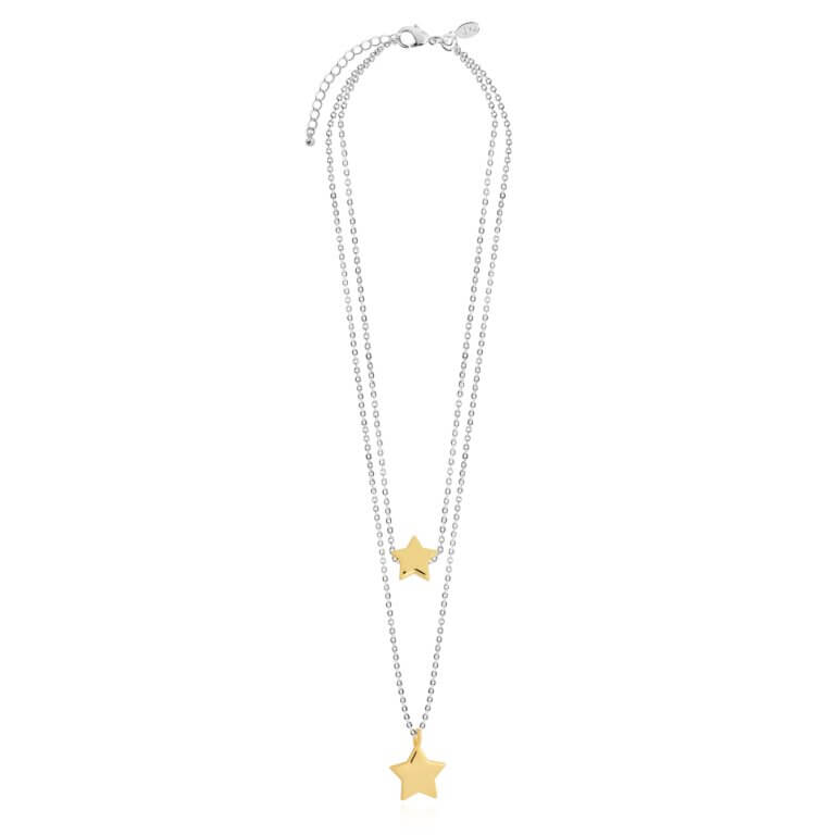Luella | Star Necklace | Silver And Gold | Necklace | 45cm 40cm + 5cm Extender