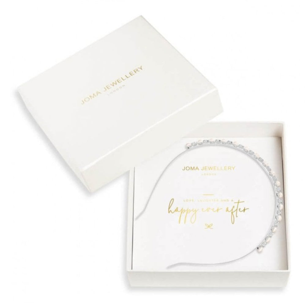 Happy Ever After Hair Accessories Pearl & CZ Hair Band