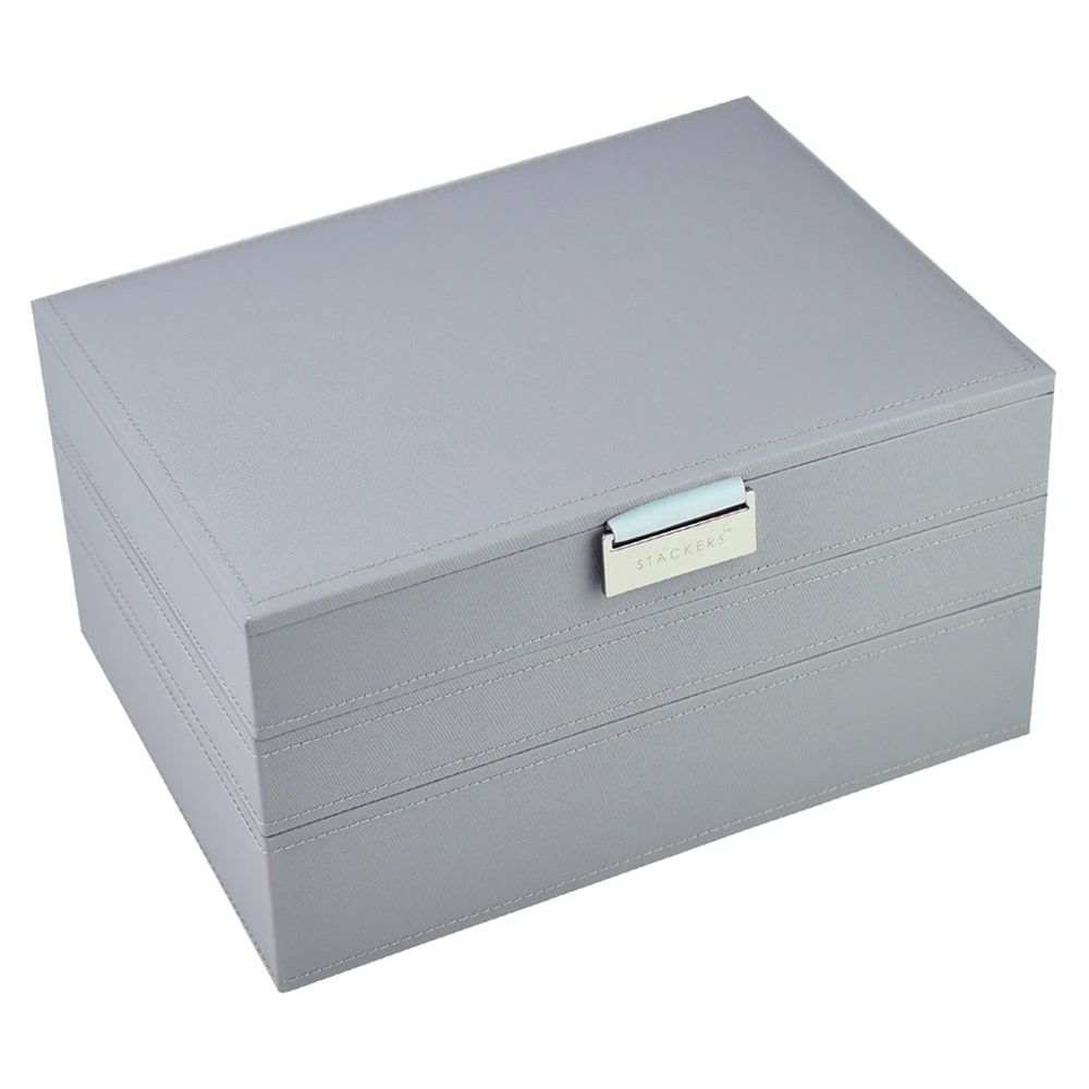Dove Grey & Mint Set Of 3 Classic Stackers