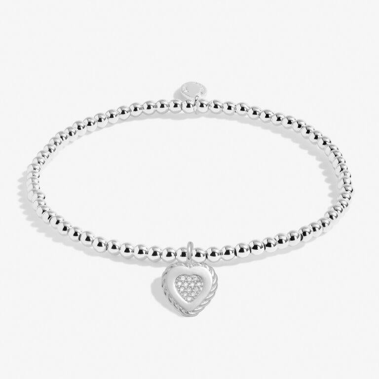 A Little 'Kind Heart' Silver Plated Bracelet