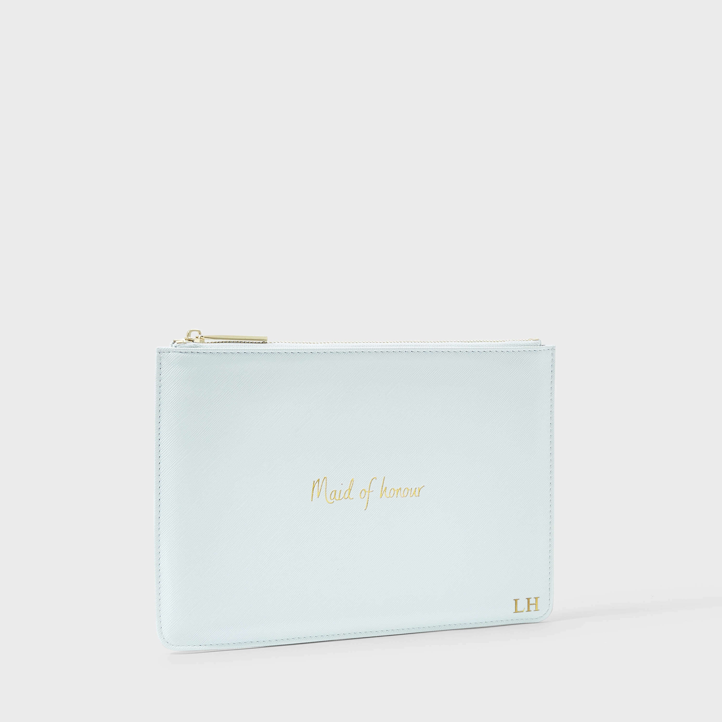 Bridal Perfect Pouch | Maid Of Honour | Powder Blue | 16 X 24 X 1.5cm