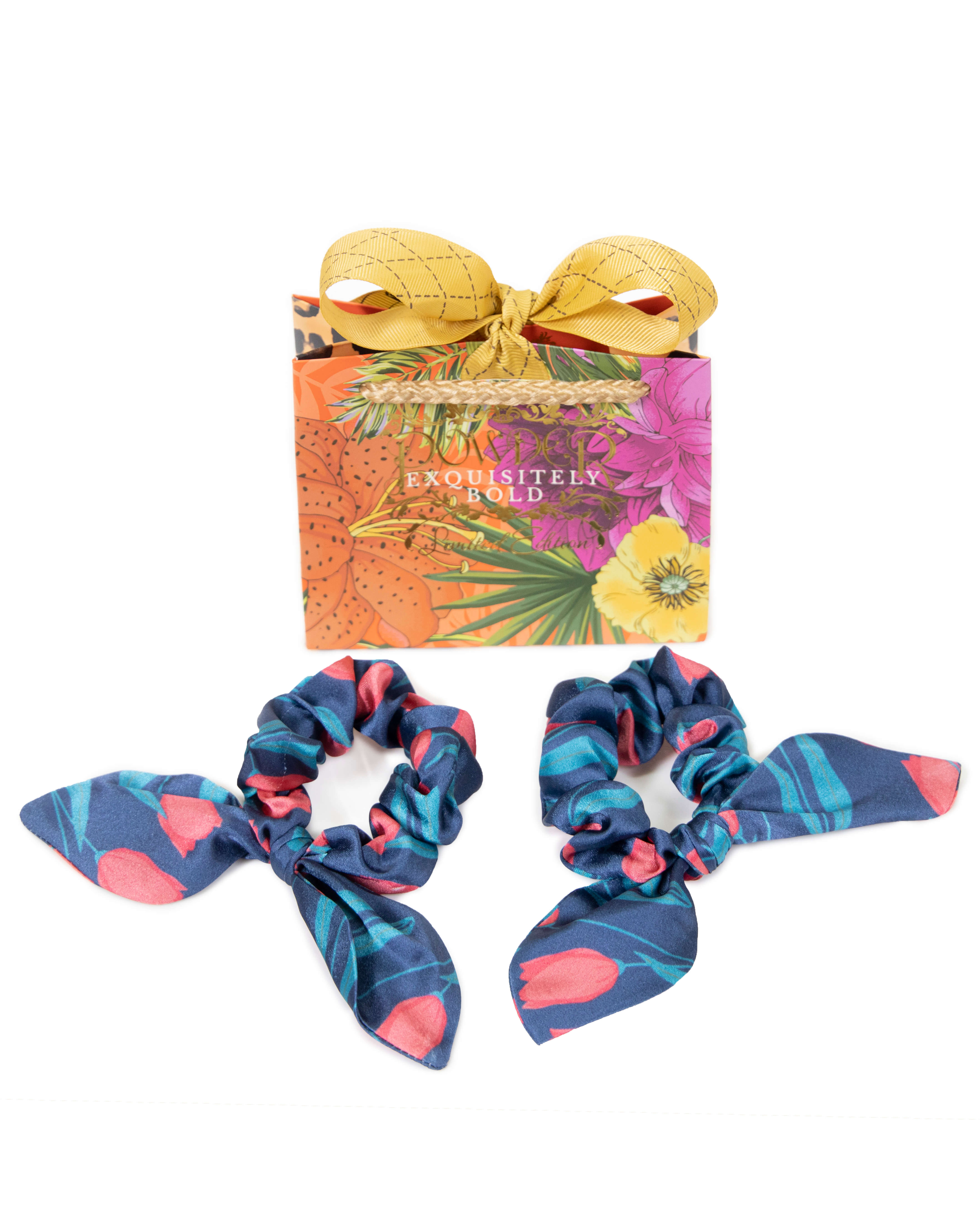 Scrunchies Tulip Navy