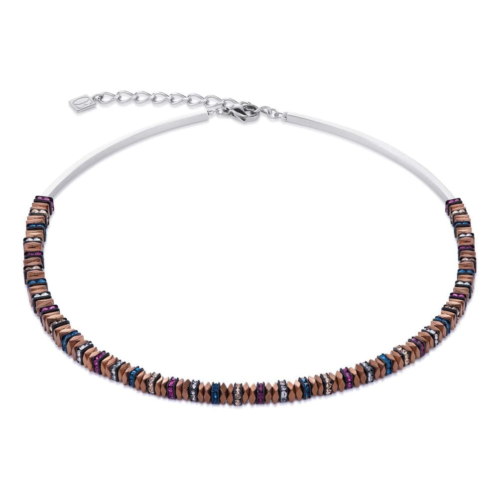 Geo Cube Multicolour Couture Necklace