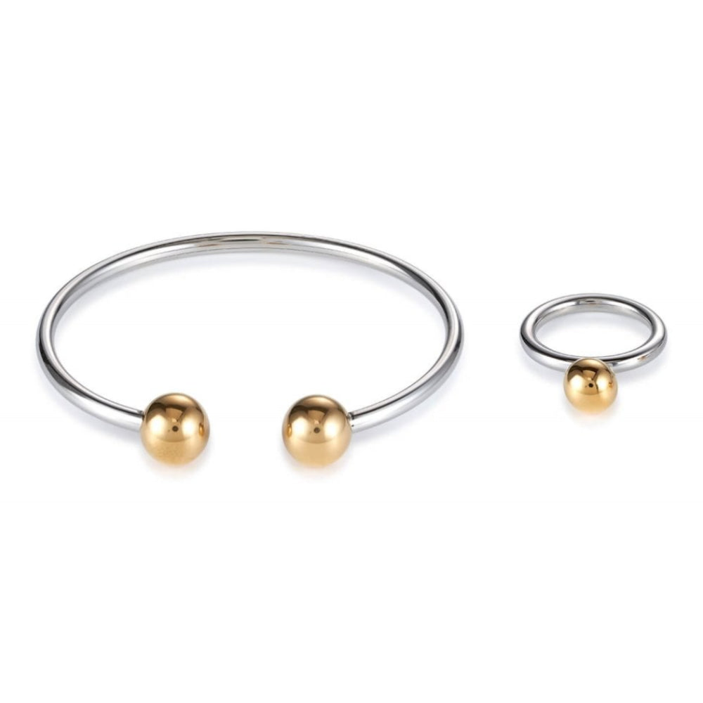 Gold-Silver Bangle