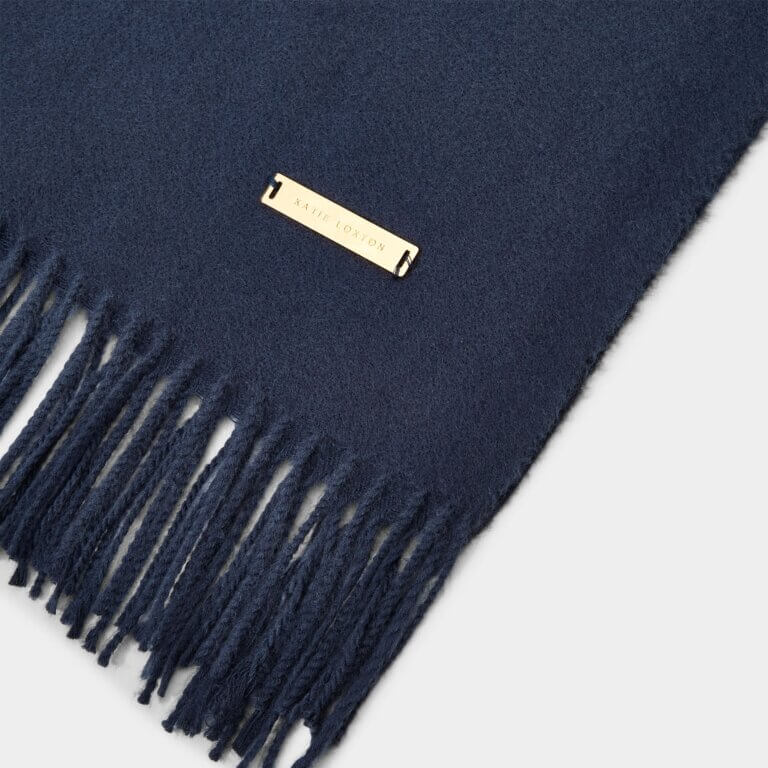 Blanket Scarf | Navy | 190cm X 75cm X 0.5cm