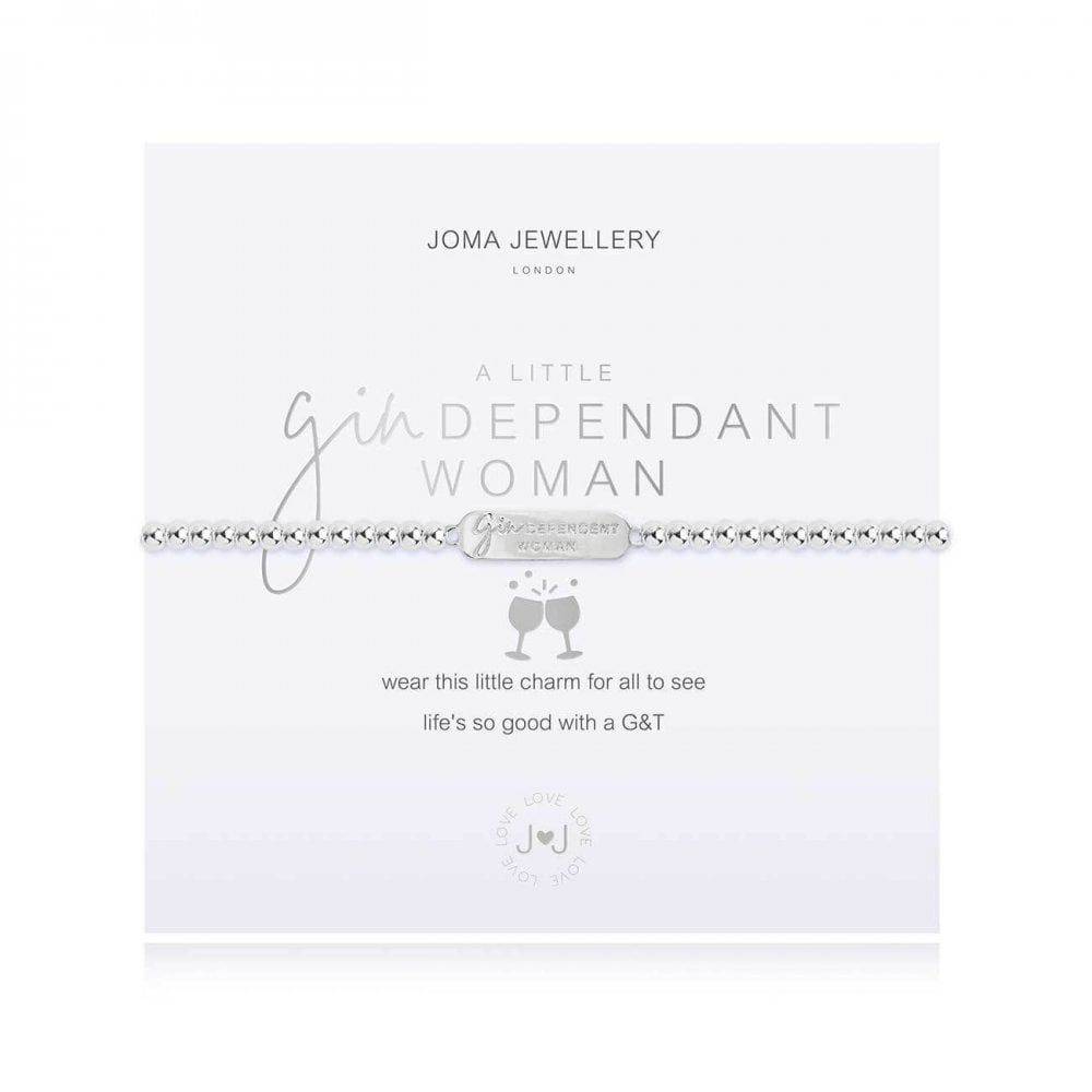 A Little | Gindependant Woman | Silver | Bracelet | 17.5cm Stretch
