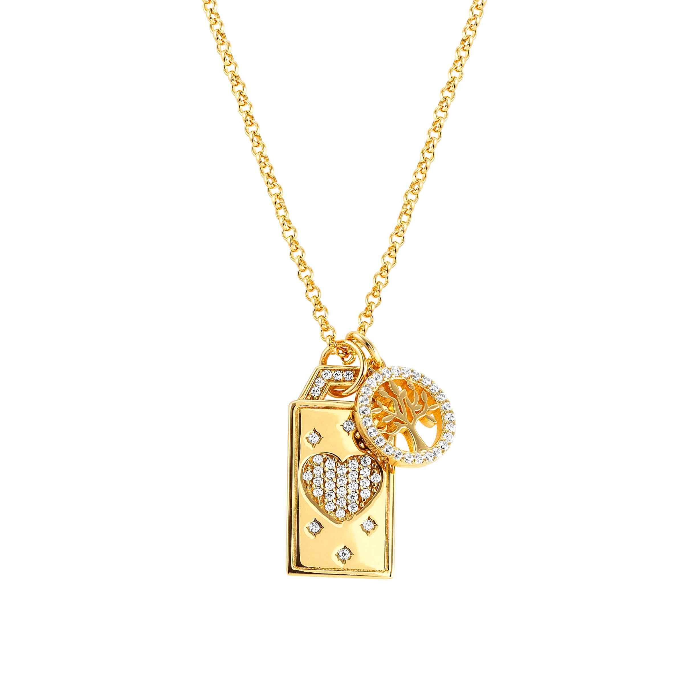 Talismani 18k Gold Necklace With Tree of Life