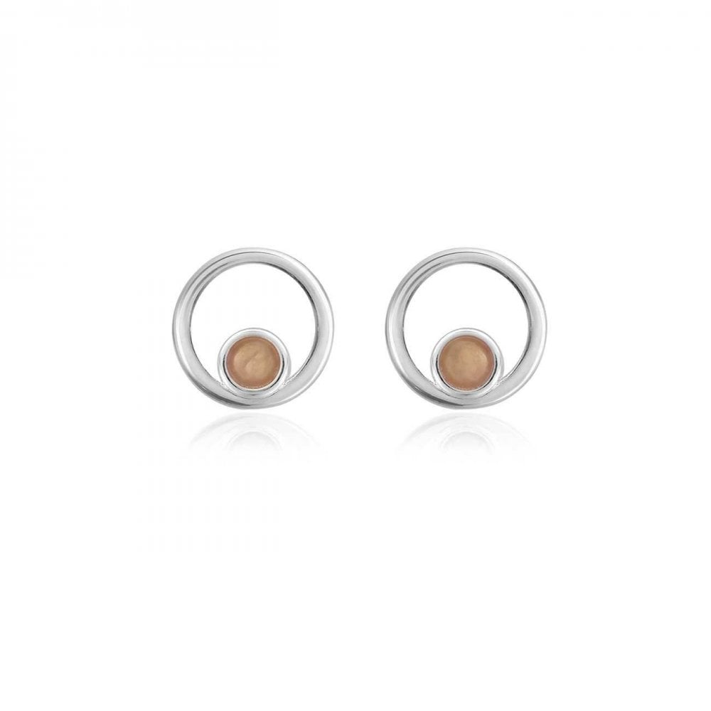 Treasure The Little Things | Birthstone July Sunstone | Silver |Earring Box