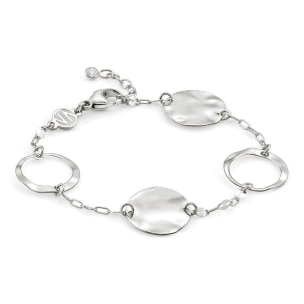 LUNA Bracelet In 925 Silver & CZ Large Silver